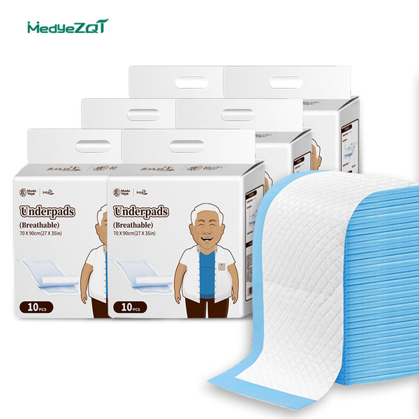 Disposable Adult Underpads 60pcs – Ultra Absorbent, Leakproof, 70x90cm /25.55x35.43in
