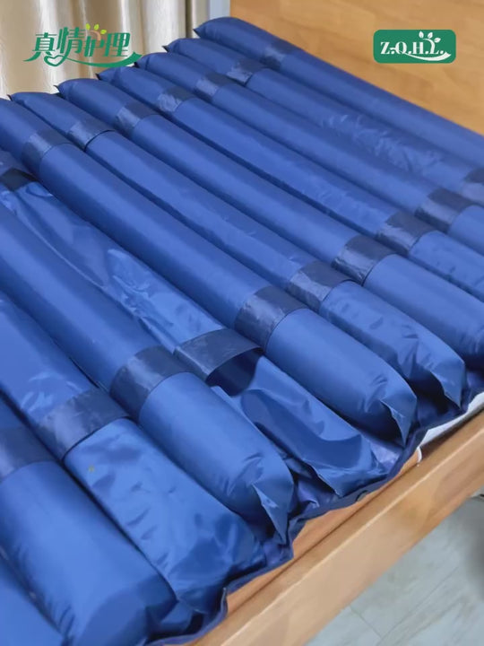 Anti Bedsore Support Mattress Non-Inflatable Tube Design Pressure Relief Pad for Elderly Patient Care 90x120cm